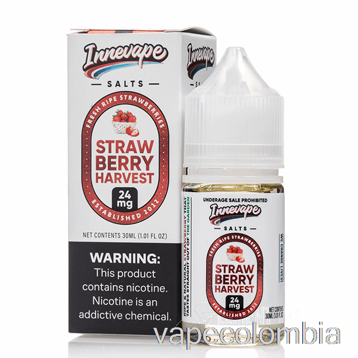 Sales Desechables De Cosecha De Fresa Para Vape - E-líquido Innevape - 30ml 50mg